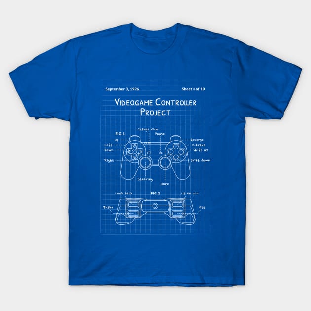 Videogame controller project T-Shirt by ShirtBricks